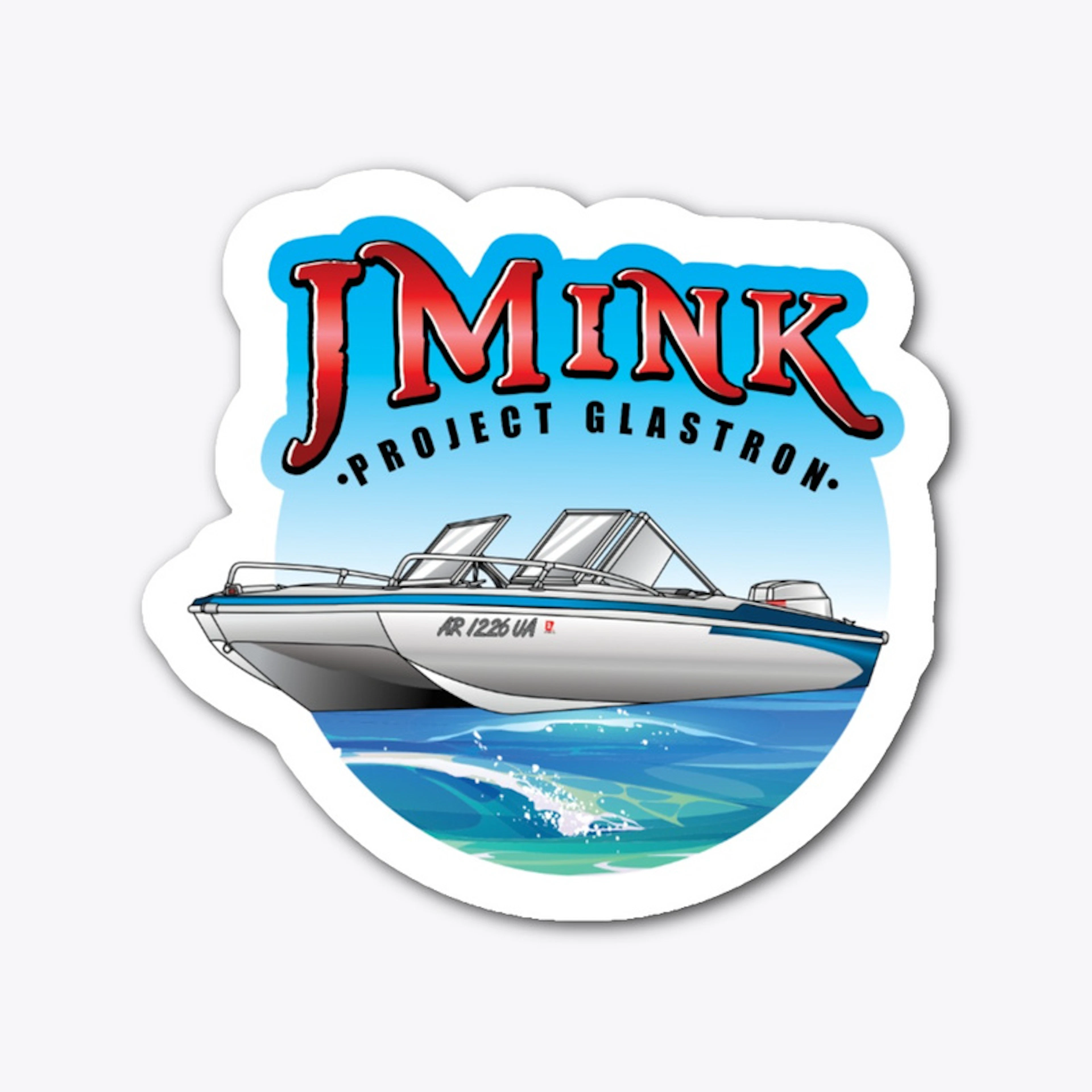 JMink Project Glastron Sticker